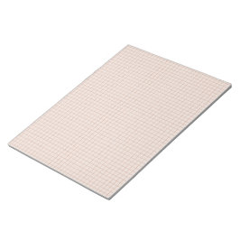 Light Neutral Grid Notepad Notizblock