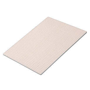 Light Neutral Grid Notepad Notizblock