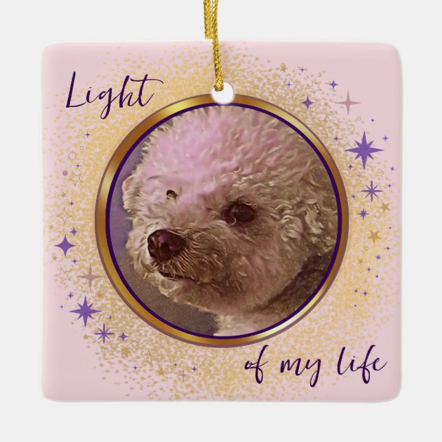 Light of My Life Keramikornament (Vorderseite)