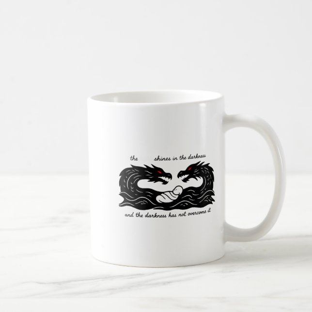 Light Of The World Baby Jesus Christian Design  Kaffeetasse (Rechts)