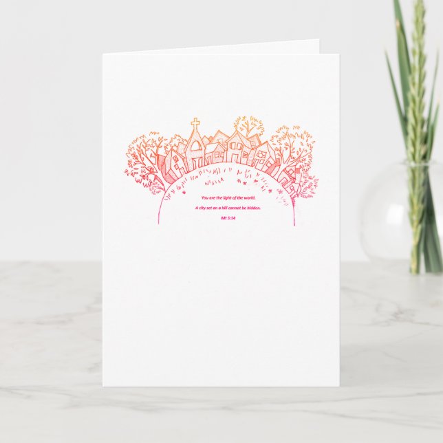 Light on a Hilltop Karte (Vorderseite)