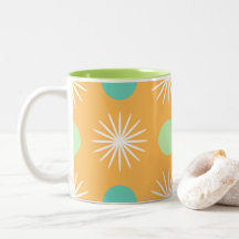 Light Orange Boho Retro Muster