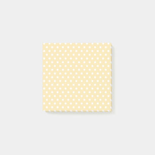 Light Orange Polka Dots Postit Notes Post-it Klebezettel