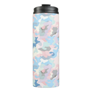 Light Pastel Camouflage Thermosbecher