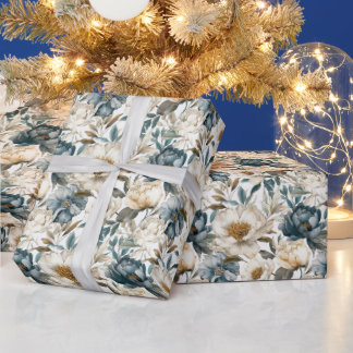 Light Pastel Floral Seamless Pattern Geschenkpapier