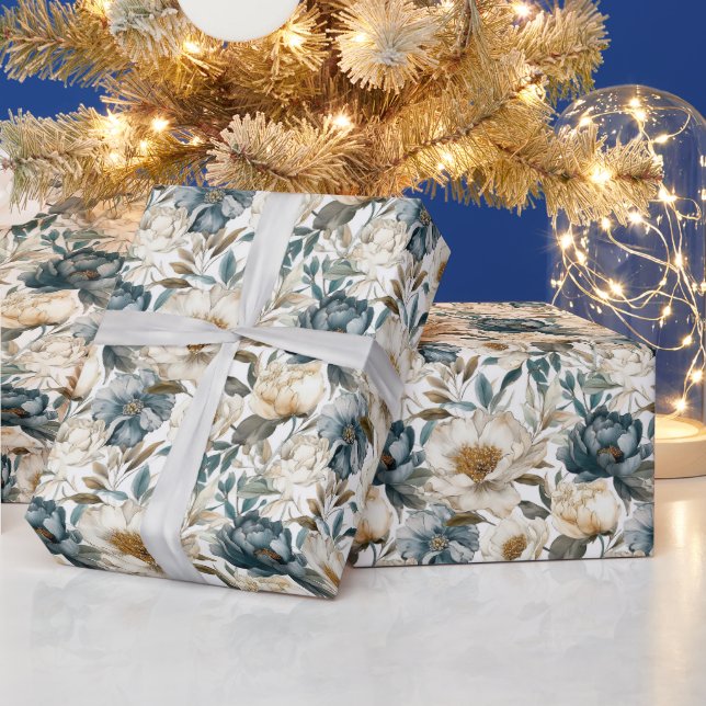 Light Pastel Floral Seamless Pattern Geschenkpapier (Feiertage)