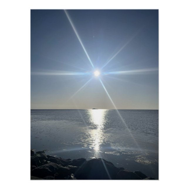 Light Path Across the Sea Poster (Vorderseite)