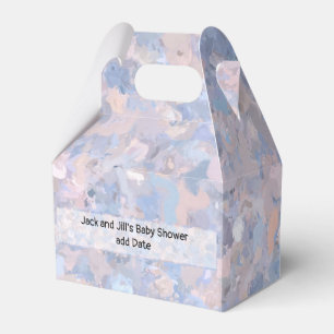 Light Pink and Blue Popcorn 4647 Geschenkschachtel