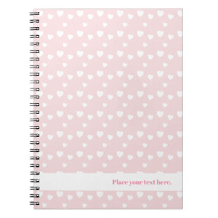 Light Pink and Hearts, Geburtstag, Dusche, Party Notizblock