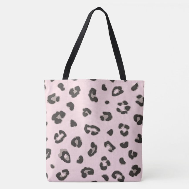 Light Pink Animal Print Fashion Tasche (Vorderseite)