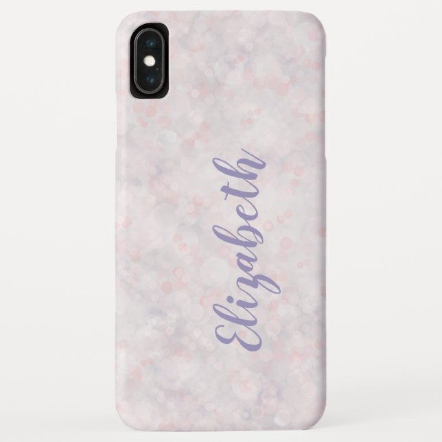 Light Pink Bokeh Case-Mate iPhone XS Max Fall Hülle (Rückseite)