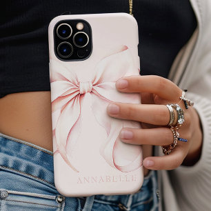 Light Pink Bow iPhone / iPad Gehäuse Case-Mate iPhone Hülle