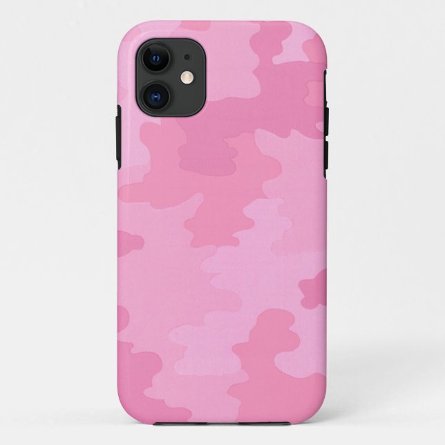 Light Pink Camouflage iPhone 5G Fall Case-Mate iPhone Hülle (Rückseite)