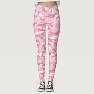 Light Pink Camouflage Leggings