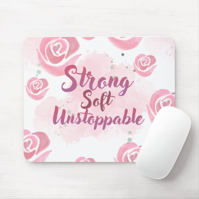 Light Pink feminine Mouse pad Mousepad (Mit Mouse)