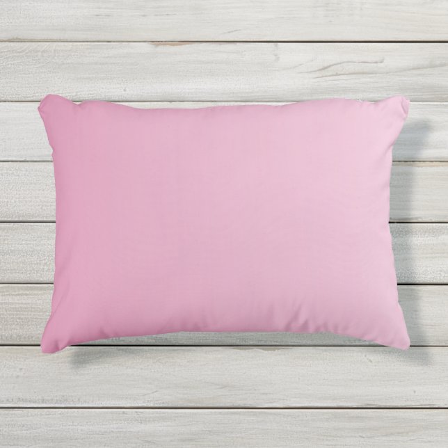 Light Pink Kissen Für Draußen (Vorderseite)
