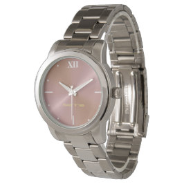 Light Pink Metallic Perfekt eWatch Armbanduhr