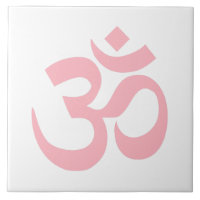 Light Pink Om Symbol