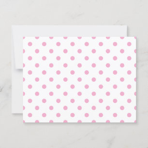 Light Pink Polka Dots Postkarte