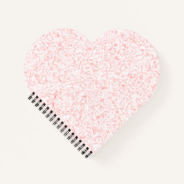Light Pink Swirl Notebook Notizbuch
