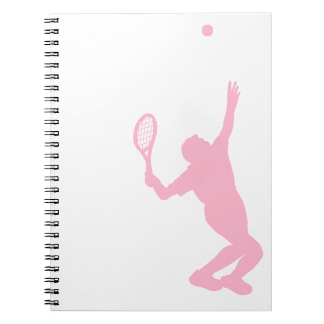 Light Pink Tennis Notizblock (Vorderseite)