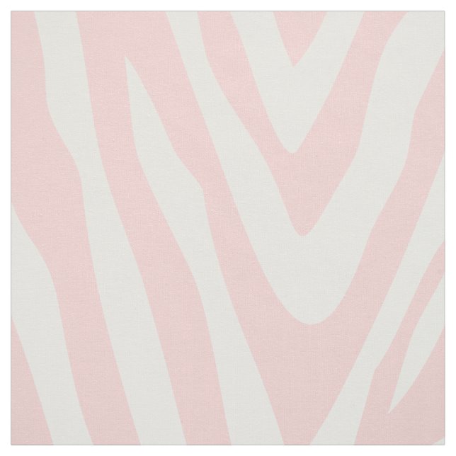 Light Pink Zebra Print Groß Stoff (Muster)