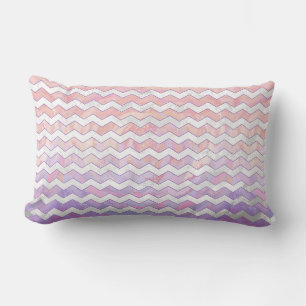 Light Pink Zig Zag Muster Lendenkissen