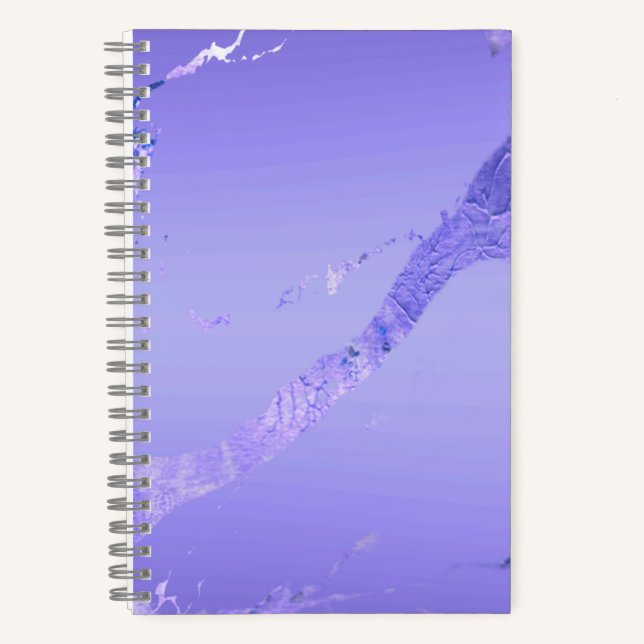 Light Purple with Metallic Accents Notebook Notizbuch (Vorderseite)