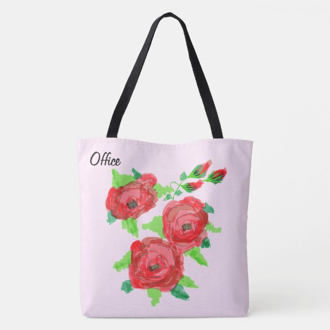 Light Rosa Office-Tasche Tasche (Rückseite)