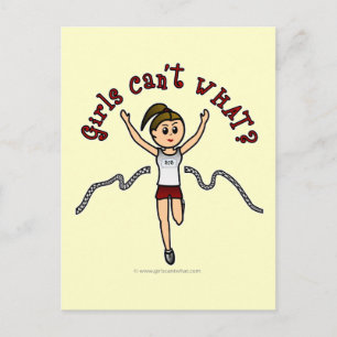 Light Runner in Red Uniform Postkarte