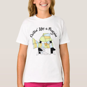 Light Scarf - Chillin' like a Penguin T-Shirt