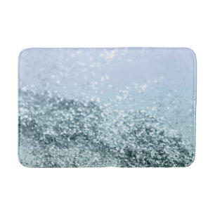 Light Sea Blue Glitzer #1 Badematte