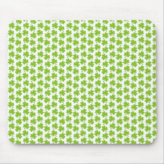 Light Shamrocks White Mousepad