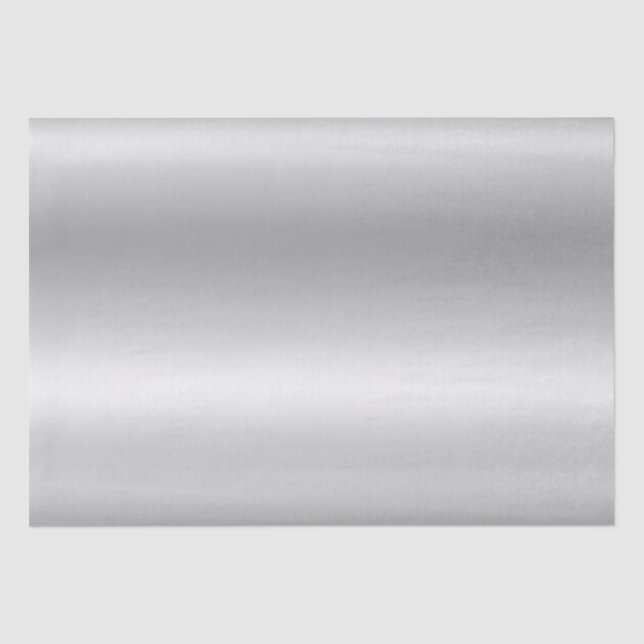 Light Silver Gray Foil Ombre Seidenpapier (Vorderseite)