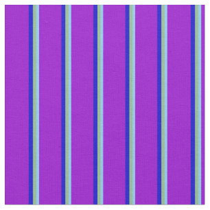 Light Sky Blue, Dark Sea Green, Blue & Dark Violet Stoff