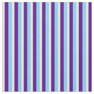 Light Sky Blue, Indigo & Beige Farbmuster Stoff