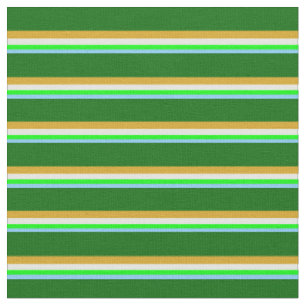 Light Sky Blue, Limon, White, Goldenrod, Dark Gree Stoff