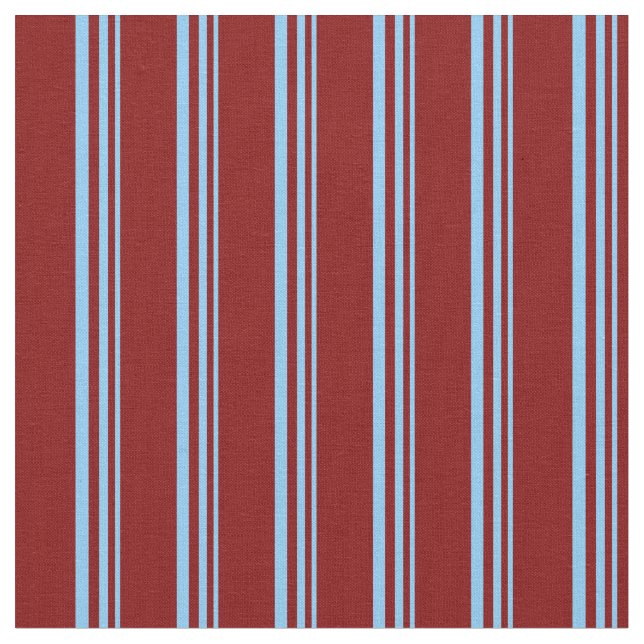Light Sky Blue & Maroon Colored Lines Stoff (Nahaufnahme)
