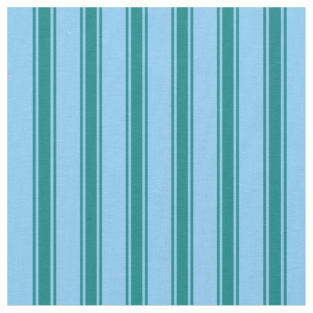 Light Sky Blue und Aquamarines Muster Stoff (Nahaufnahme)