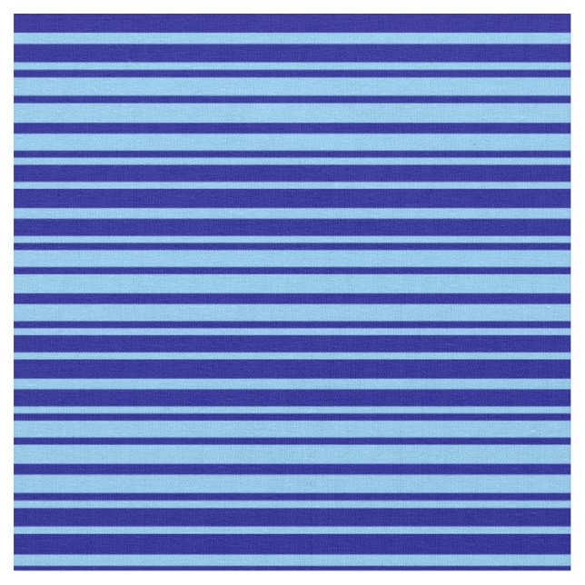 Light Sky Blue und Dark Blue Muster der Streifen Stoff (Nahaufnahme)
