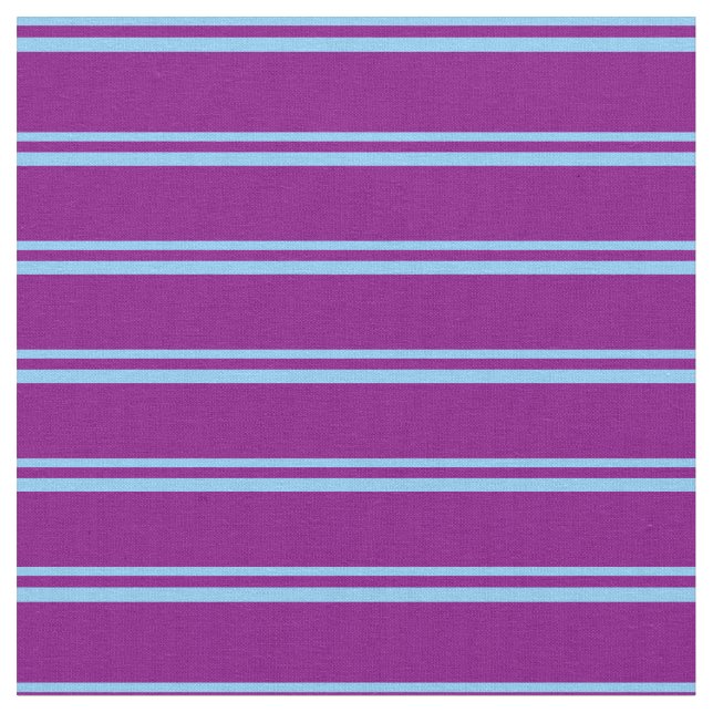 Light Sky Blue und Lila Farbmuster Stoff (Nahaufnahme)