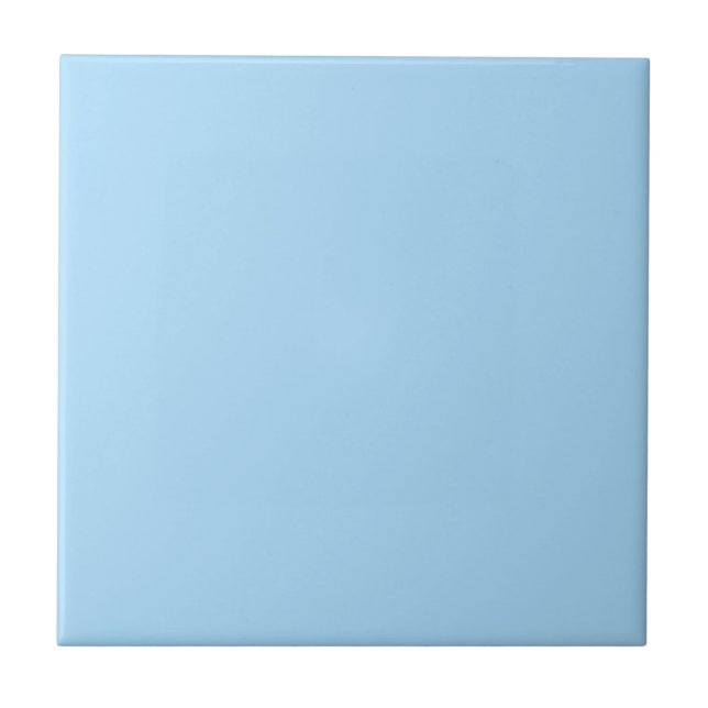 Light Sky Egg Blue Solid Color Tile Fliese (Vorderseite)
