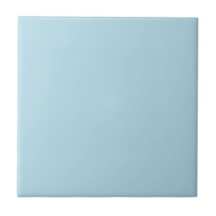 Light Spun Sugar Blue, Solid Color Pastellblau Fliese