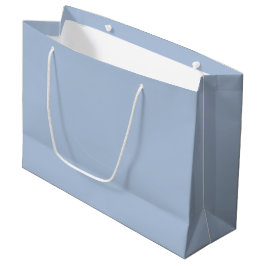 Light Steel Blue Solid Color Große Geschenktüte