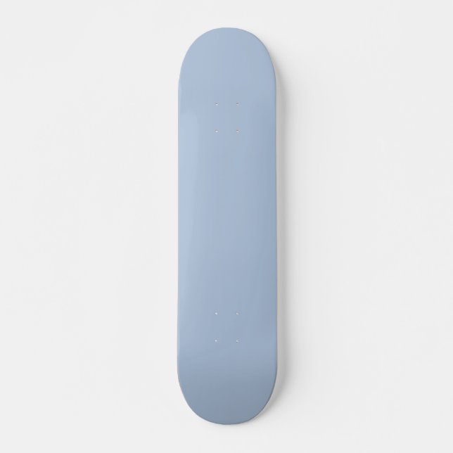 Light Steel Blue Solid Color Skateboard (Vorne)