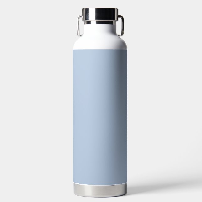 Light Steel Blue Solid Color Trinkflasche (Vorderseite)
