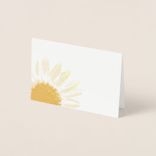 Light Sunflower Folienkarte
