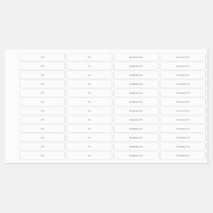 Light Switch Labels Etiketten