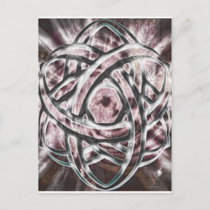 Light Triquetra Postkarte
