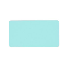 Light Türkise Address Label Adressaufkleber